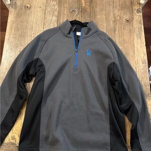 Spyder Men's Gray and Black Performance Jacket